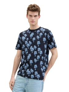 Tom Tailor Allover printed linen t-shirt