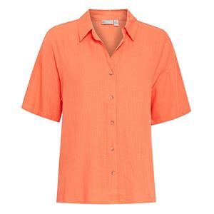 Fransa Blouse 20614100 hot coral