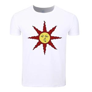 YSM Cotton Tshirt Asian Size Men Print Dark Souls II 2 Arteries Praise The Sun Fashion T-shirt O