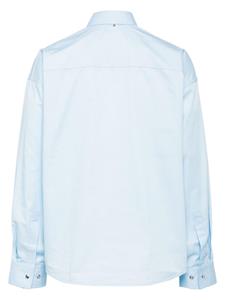 OAMC flap-pocket poplin shirt - Blauw