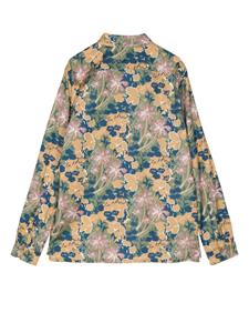 PS Paul Smith floral-print lyocell-cotton shirt - Bruin