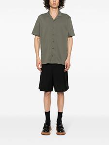 Sunspel cotton piqué-weave shirt - Groen