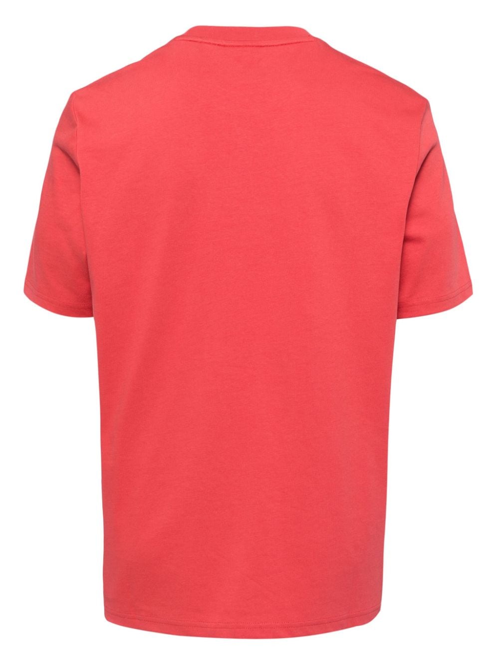 HUGO Drochet cotton T-shirt - Rood