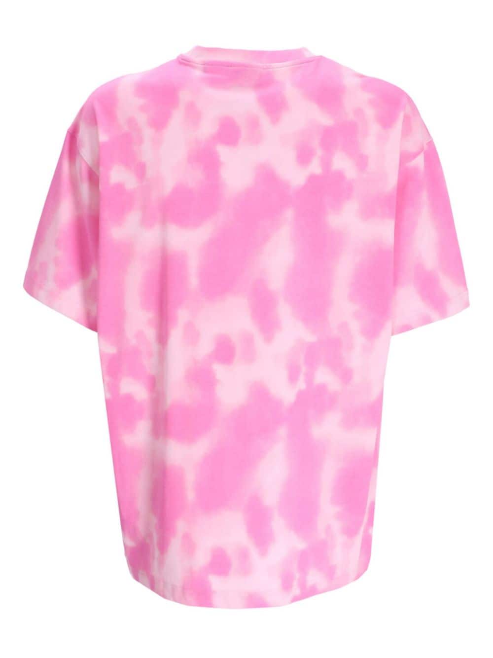 HUGO T-shirt met logoprint - Roze