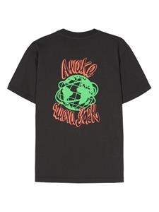 Awake NY Crawford logo-print T-shirt - Zwart