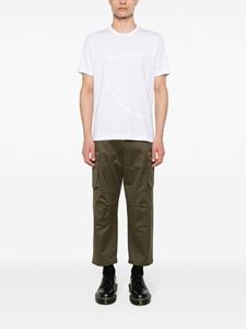 Comme Des Garçons T-shirt met vlakken - Wit
