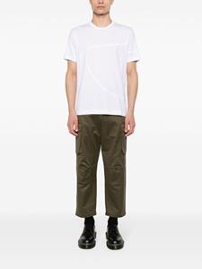 Comme Des Garçons T-shirt met vlakken - Wit