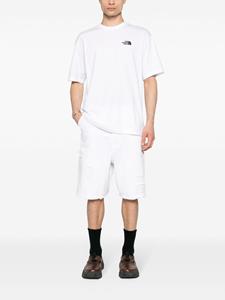 The North Face logo-embroidered cotton T-shirt - Wit