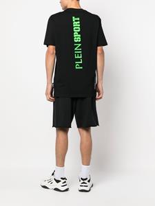 Plein Sport T-shirt met logoprint - Zwart