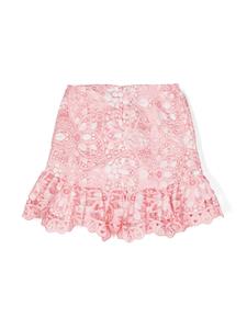 MARLO Kiera mini-jurk met ruches - Beige