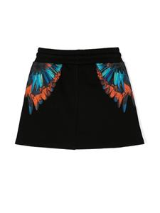 marceloburloncountyofmilankids Marcelo Burlon County Of Milan Kids Mini-rok met trekkoord - Zwart