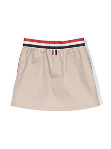 thombrownekids Thom Browne Kids Rugby rok met RWB tailleband - Bruin