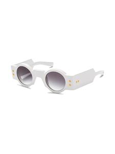 Balmain Eyewear Olivier zonnebril met rond montuur - Wit