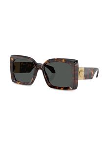 Versace Eyewear Zonnebril met Medusa-plakkaat - Bruin