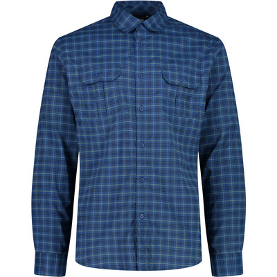 CMP Outdoorhemd MAN SHIRT LIGHT BLUE-B.BLUE-LIME