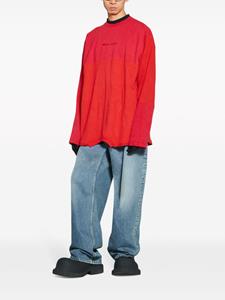 Balenciaga T-shirt met patchwork - Rood