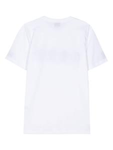 PS Paul Smith Opposite Skull-print organic-cotton T-shirt - Wit