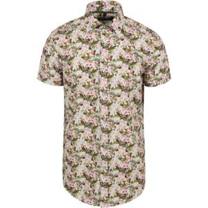 Suitable Short Sleeve Overhemd Print Jungle Groen
