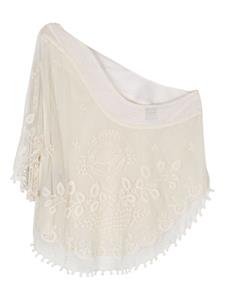 ISABEL MARANT Victorine floral-lace blouse - Beige
