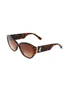 Jimmy Choo Eyewear Anahi zonnebril met rond montuur - Bruin