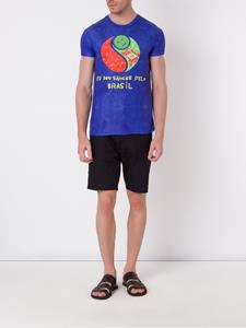 Amir Slama graphic-print t-shirt - Blauw