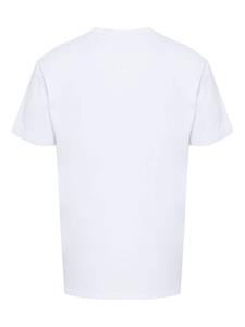 Neil Barrett Thunderbolt-patch cotton t-shirt - Wit