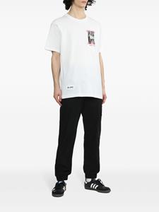 Izzue graphic-print cotton T-shirt - Wit