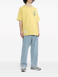 CHOCOOLATE Katoenen T-shirt met print - Geel