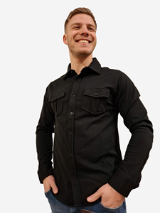 Indigo Denim Heren overhemd denim -