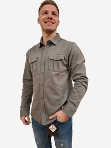 Indigo Denim Heren overhemd denim -