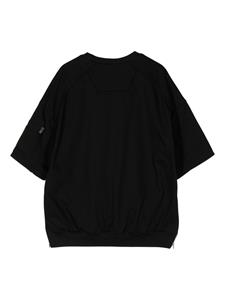 Juun.J zip-pocket T-shirt - Zwart