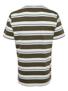 Fred Perry embroidered-logo cotton t-shirt - UNGRE/SNWH/LGICE