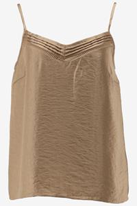 Aaiko Top zonder mouw maeven satin vis