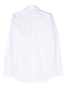 Canali classic-collar cotton shirt - Wit