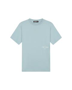 Malelions Men Resort T-Shirt | Light Blue/White