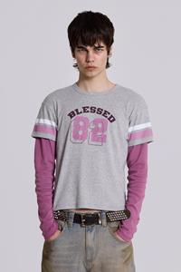 Jaded Man Blessed Double Layer Tee
