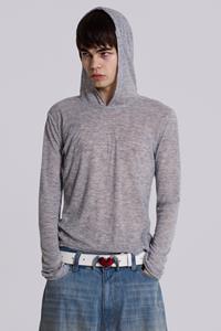 Jaded Man Grey Marl Mist Hoodie