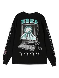 Neighborhood graphic-print cotton T-shirt - Zwart
