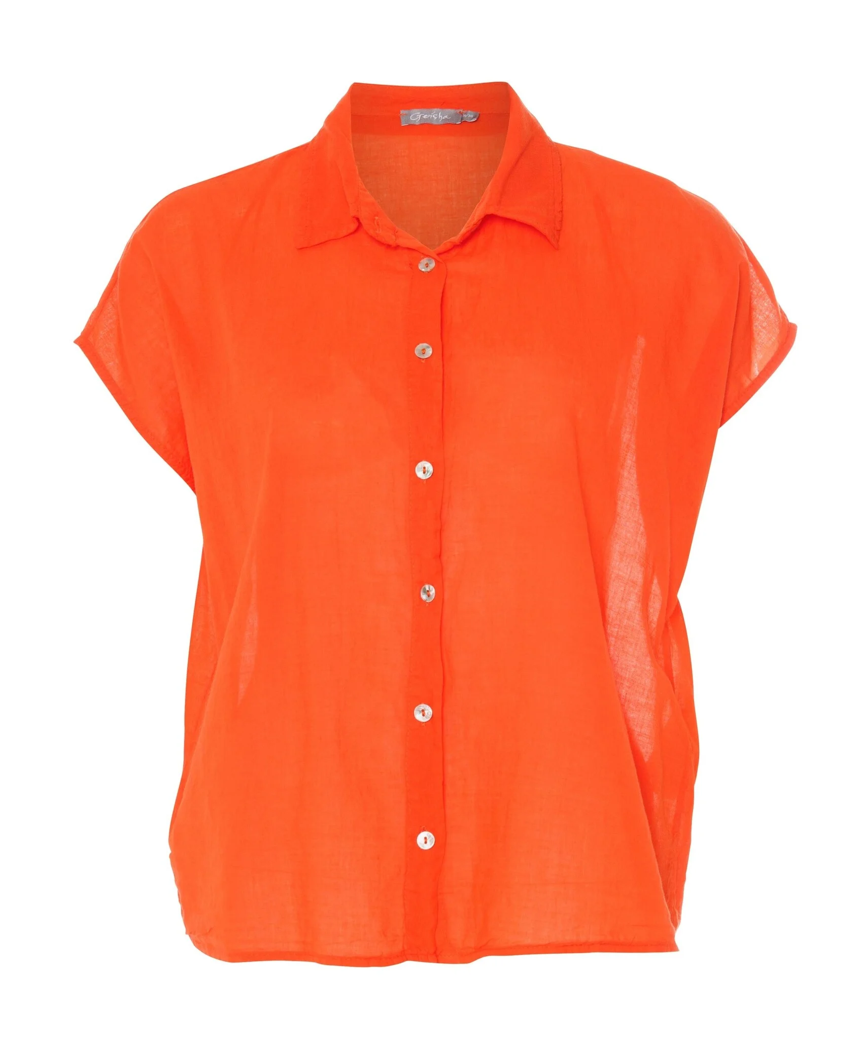 Geisha 43340-70 220 blouse with knot coral