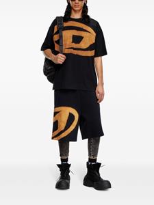 Diesel T-Boxt-Bleach logo-print T-shirt - Zwart