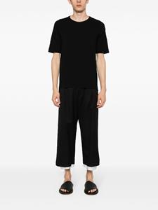 Transit slub-texture cotton T-shirt - Zwart
