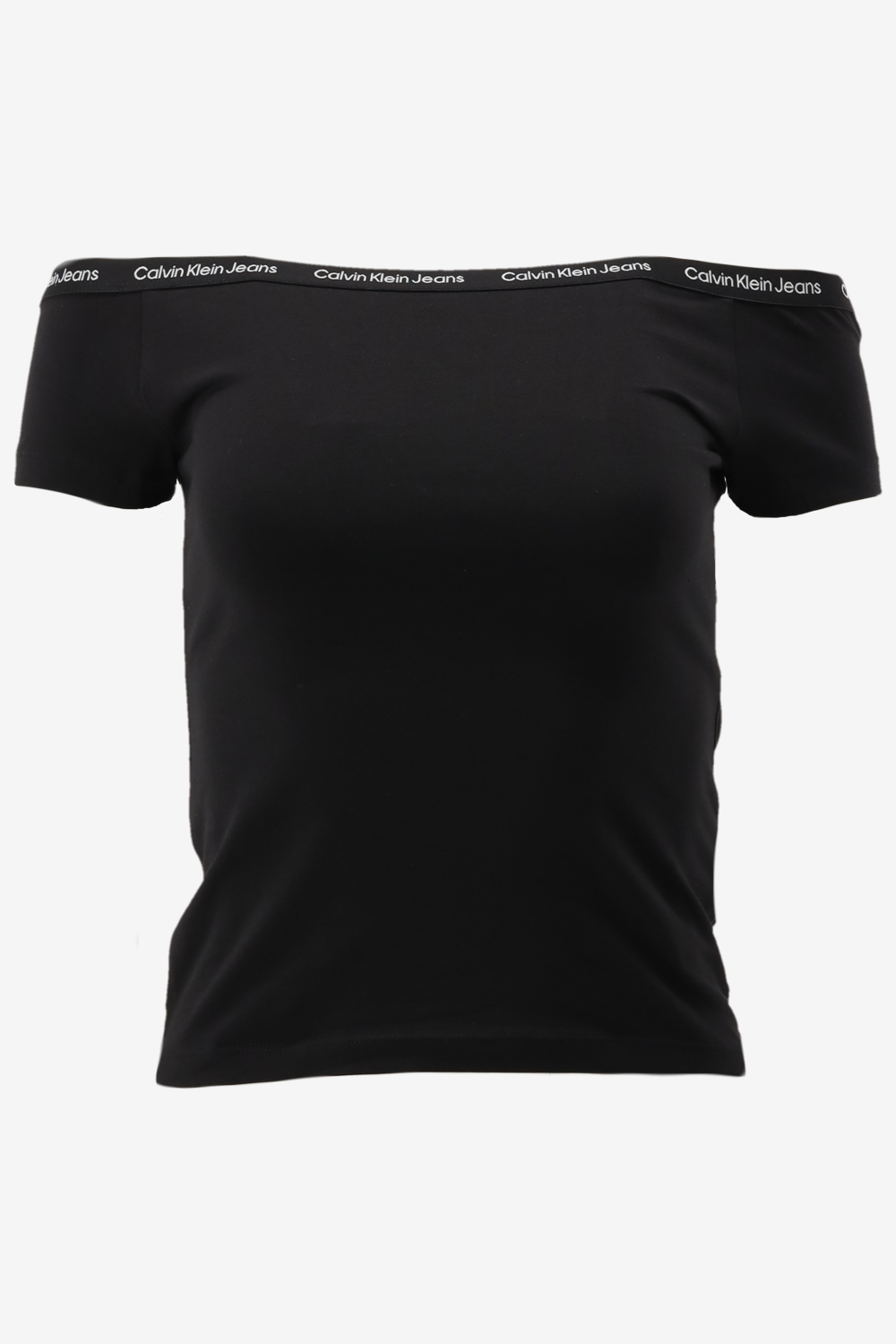 Calvin Klein T-shirt LOGO ELASTIC BARDOT TOP