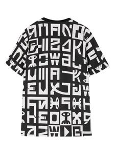 Walter Van Beirendonck graphic-print cotton T-shirt - Zwart