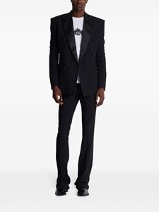 Balmain Katoenen T-shirt met palmprint - Wit