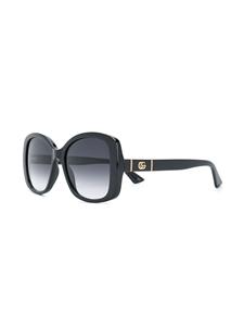 Gucci Eyewear Zonnebril met vierkant montuur - Zwart