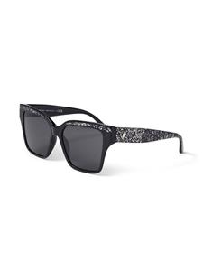 Jimmy Choo Eyewear Zonnebril met vierkant montuur - Zwart