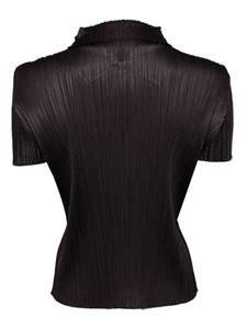 Pleats Please Issey Miyake Monthly Colors April top - Zwart