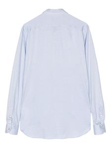 Boglioli long-sleeve piqué shirt - Blauw