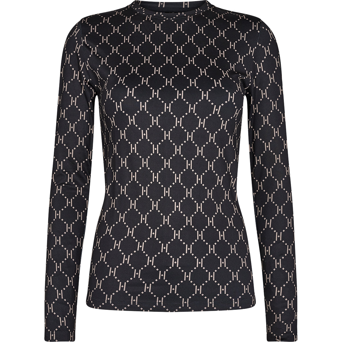 Hype the detail Printed Blouse, Kleur: Zwart