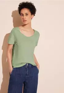 STREET ONE T-Shirt "Style Gerda", mit längerer Rückseite
